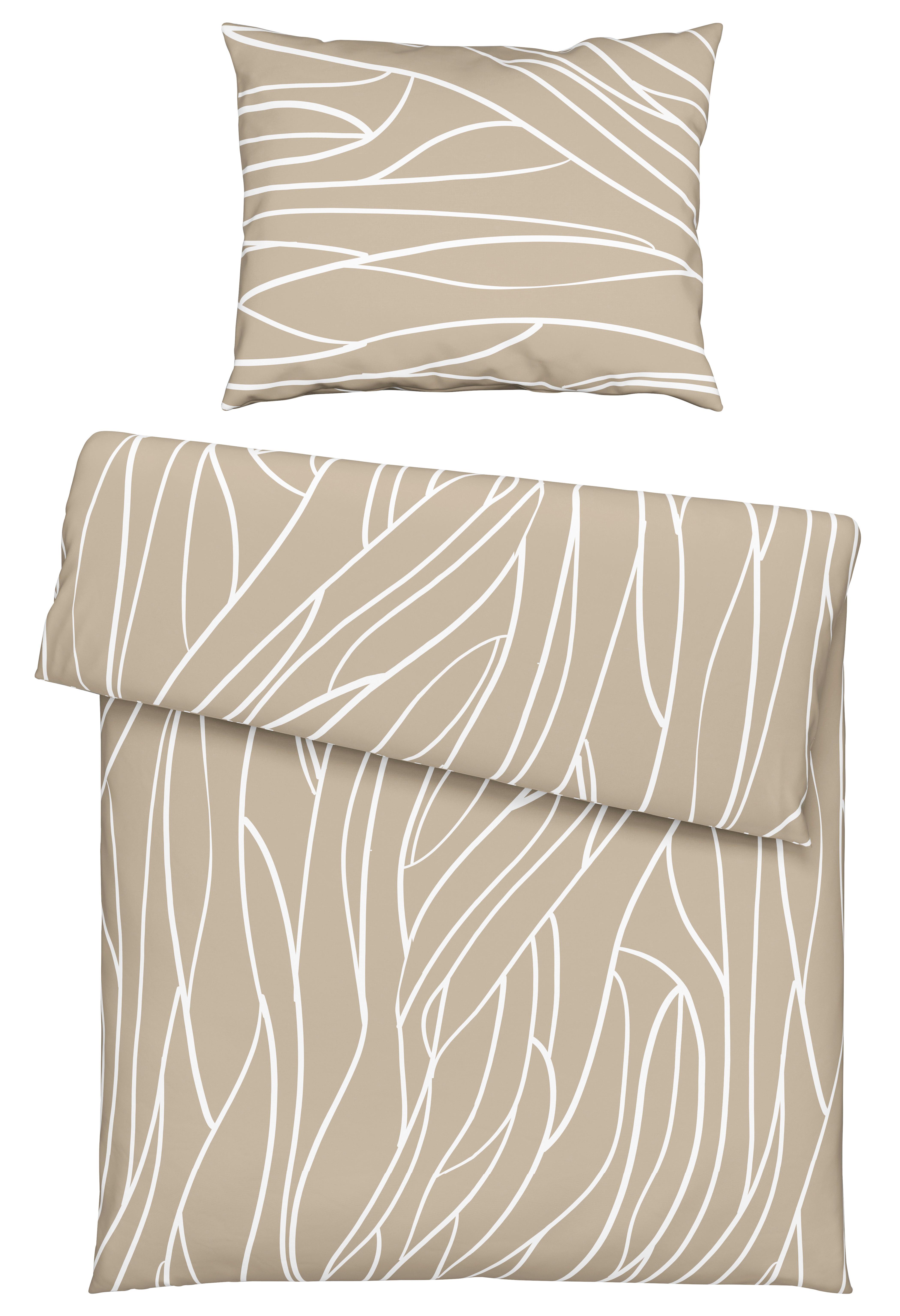 BETTWÄSCHESET JULIANE XXL - Hellbraun, Konventionell, Textil (200/210cm) - Mömax