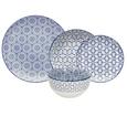 Serviciu De Masă Blue Chic - albastru/alb, Lifestyle, ceramică - Premium Living Serviciu De Masă Blue Chic - albastru/alb, Lifestyle, ceramică - Premium Living