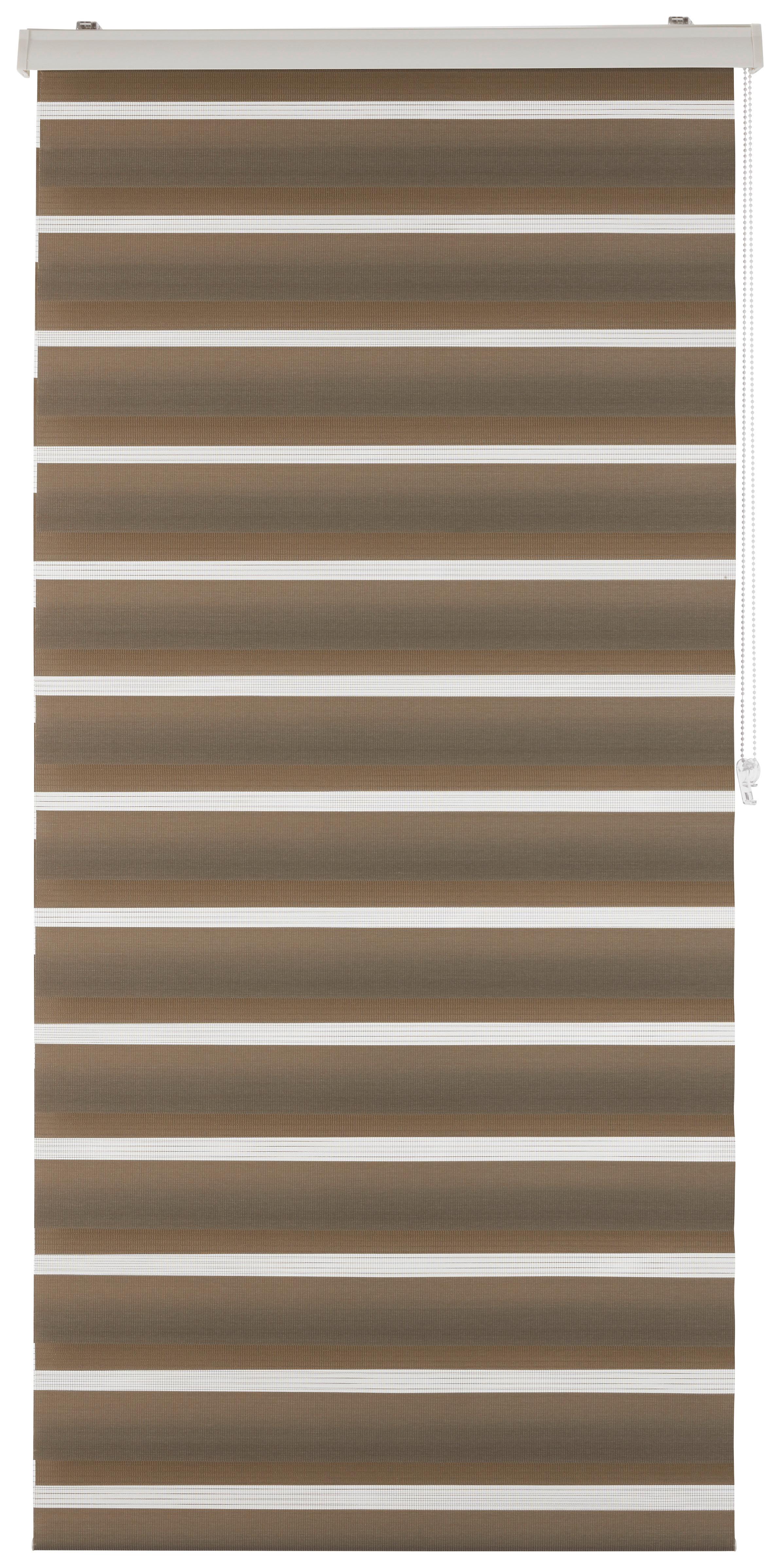 Dvojni Rolo Thomas, 80x160cm, Rjavosiva - rjavosiva, umetna masa/tekstil (80/160cm) - Premium Living