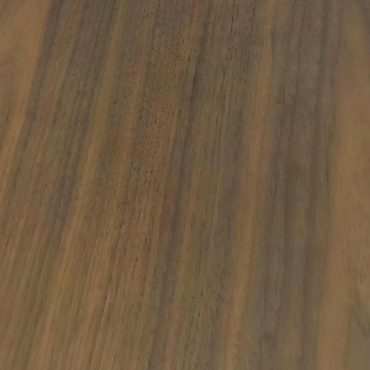 Esstisch Rene Akazie massiv Walnuss furniert Ø ca. 120 cm - Schwarz/Akaziefarben, MODERN, Holz/Metall (120/76cm) - Bessagi Home