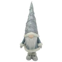 Wichtel Eddy Weiss/Hellblau - Weiss/Hellblau, Konventionell, Kunststoff/Textil (15/45/11cm) - Mömax
