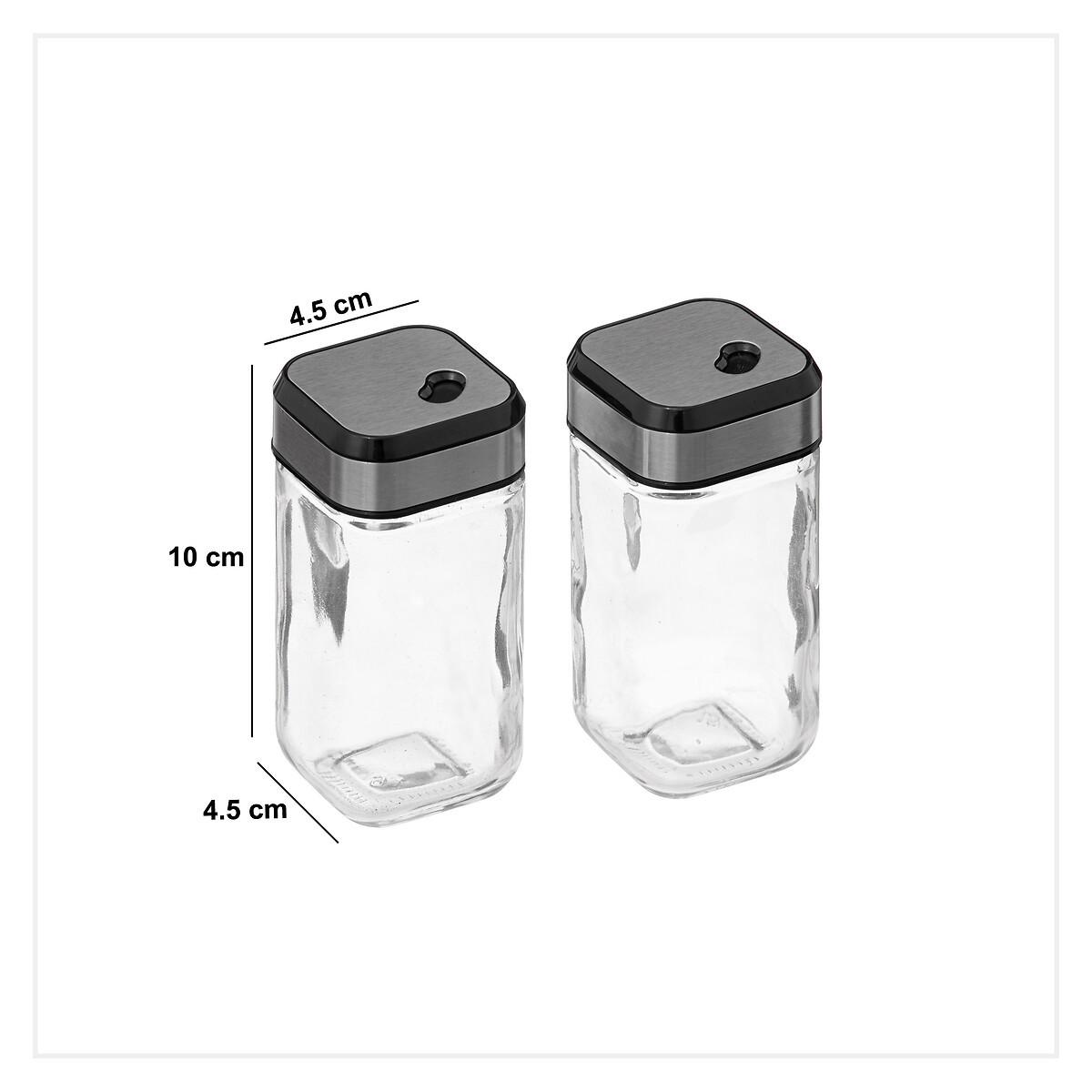 Solniță și piperniță Set Jars S/P - Basics (4,5/4,5/10cm)