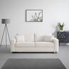 BÄDDSOFFA AGNETA -BASED- - beige/svart, Modern, metall/trä (200/83/97cm) - Based
