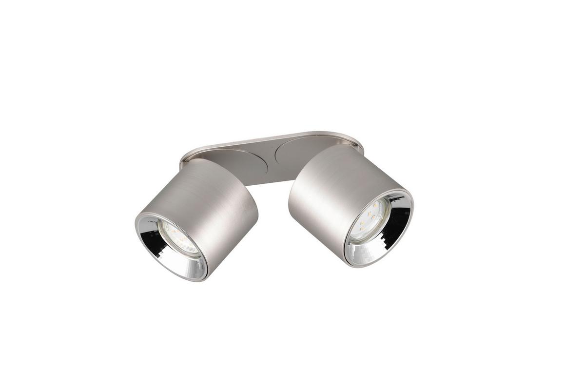 Strahler Guayana Nickelfarben max. 10 Watt - Nickelfarben, Basics, Metall (18/12/8,7cm) - Trio Leuchten