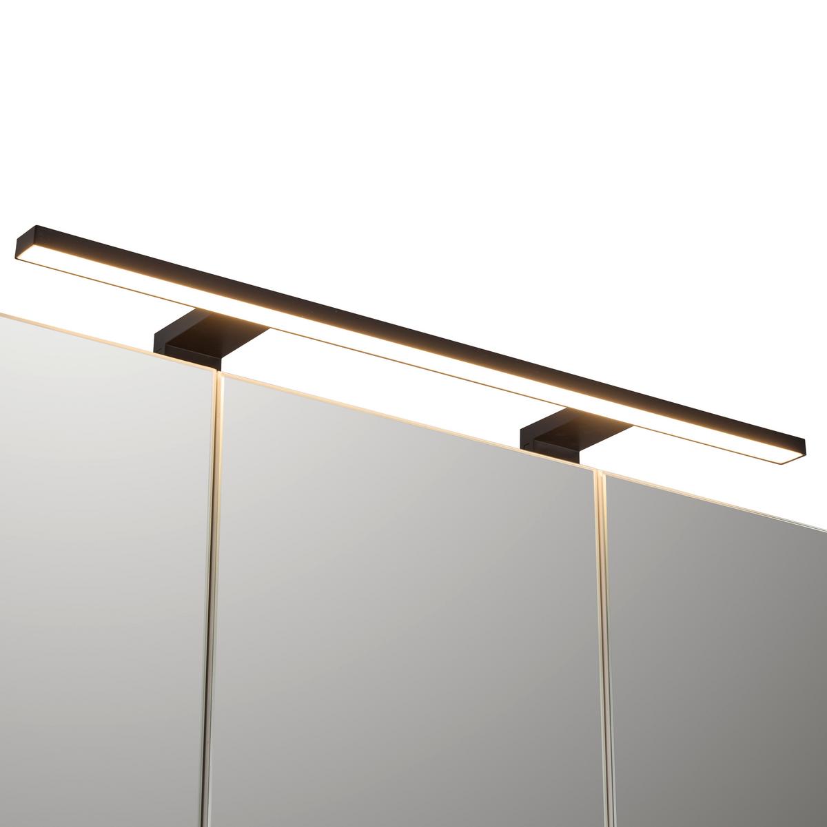 Spiegelschrank Florenz Kaschmir - Kaschmir, MODERN, Holzwerkstoff (90/70/20cm) - Mömax