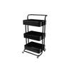 Servierwagen Danao in Schwarz - Schwarz, Basics, Metall (43/32/86cm) - Echtwerk