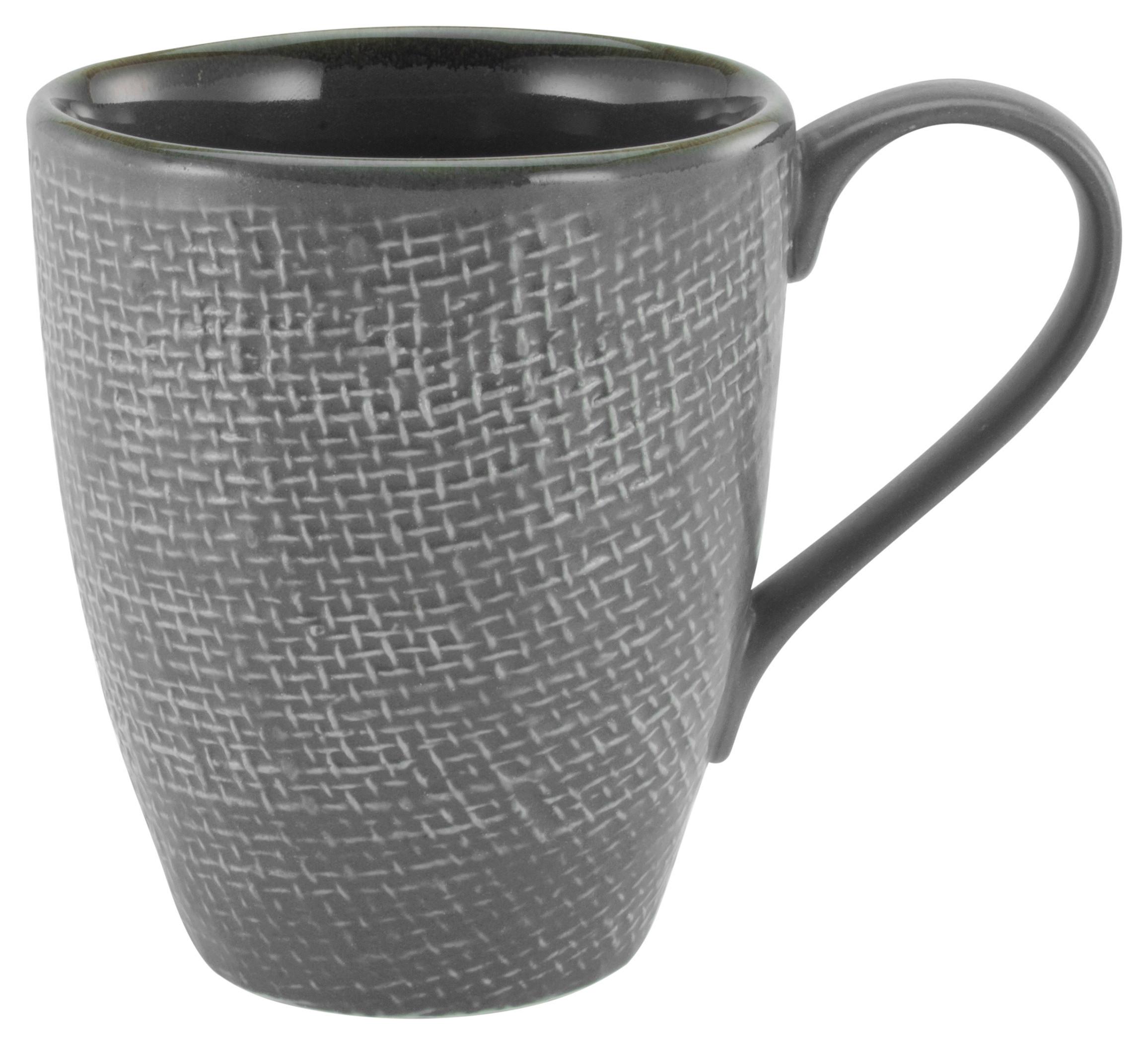 Kávésbögre Canvas - antracit, kerámia (13/9/11cm) - Premium Living