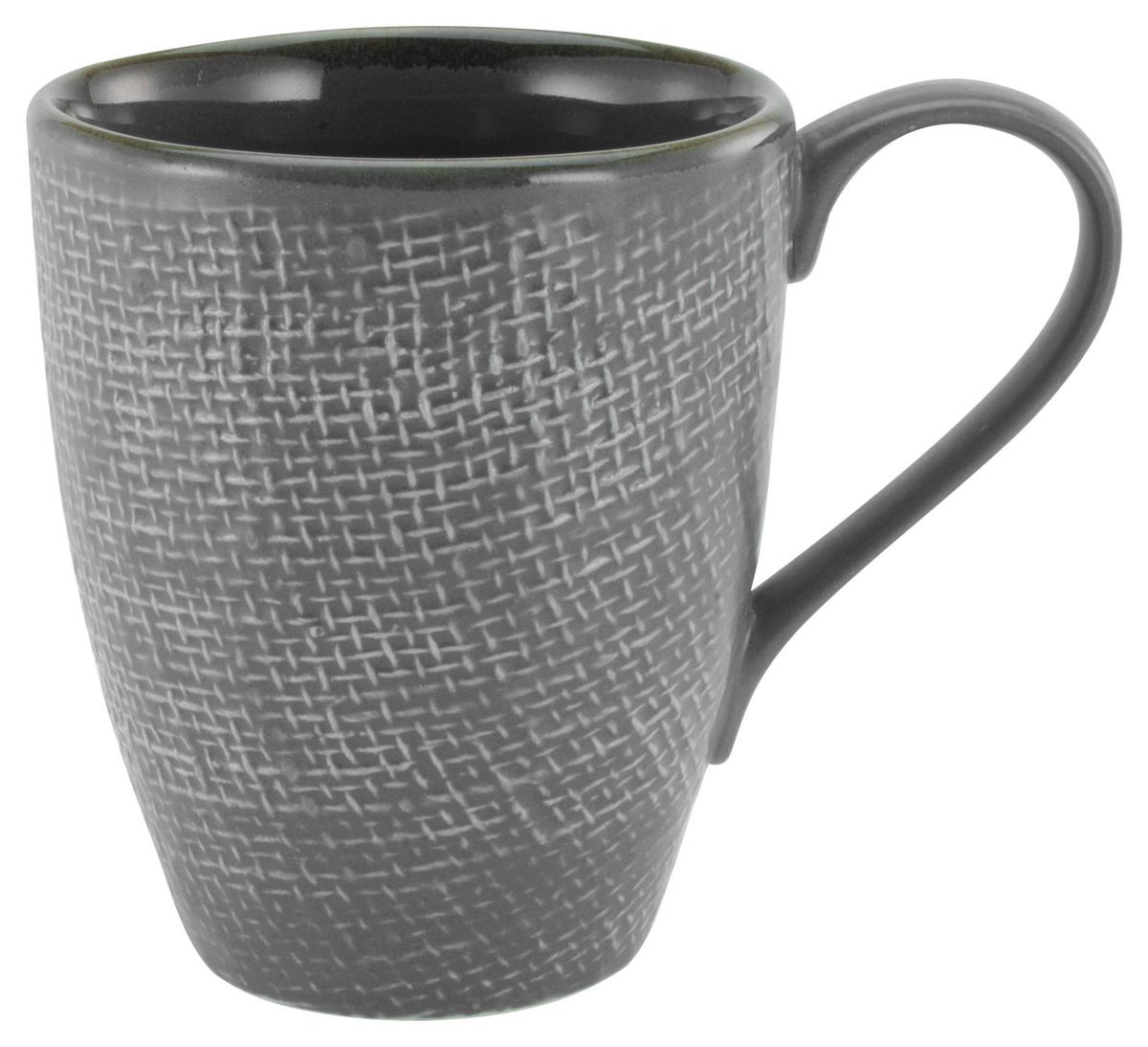 Kávésbögre Canvas - antracit, kerámia (13/9/11cm) - Premium Living