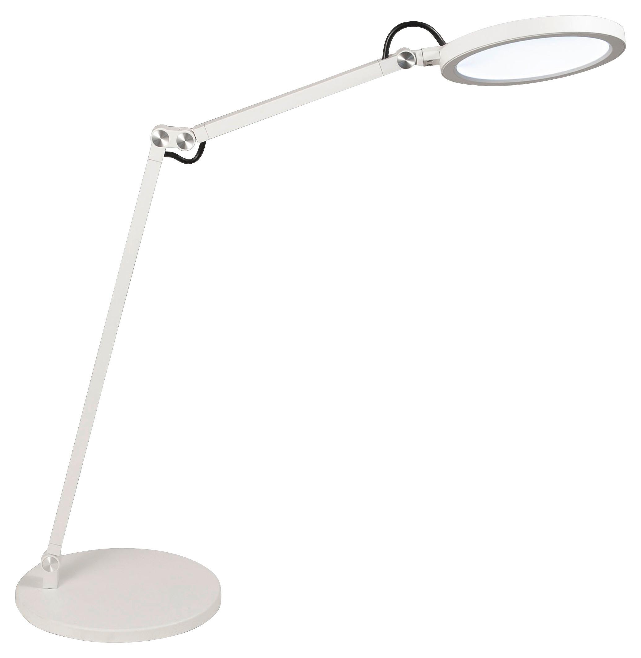 LAMPA BIURKOWA LED 3551-30-102 REGINA - biały, Design, tworzywo sztuczne/metal (40/80cm) - Fabas Luce