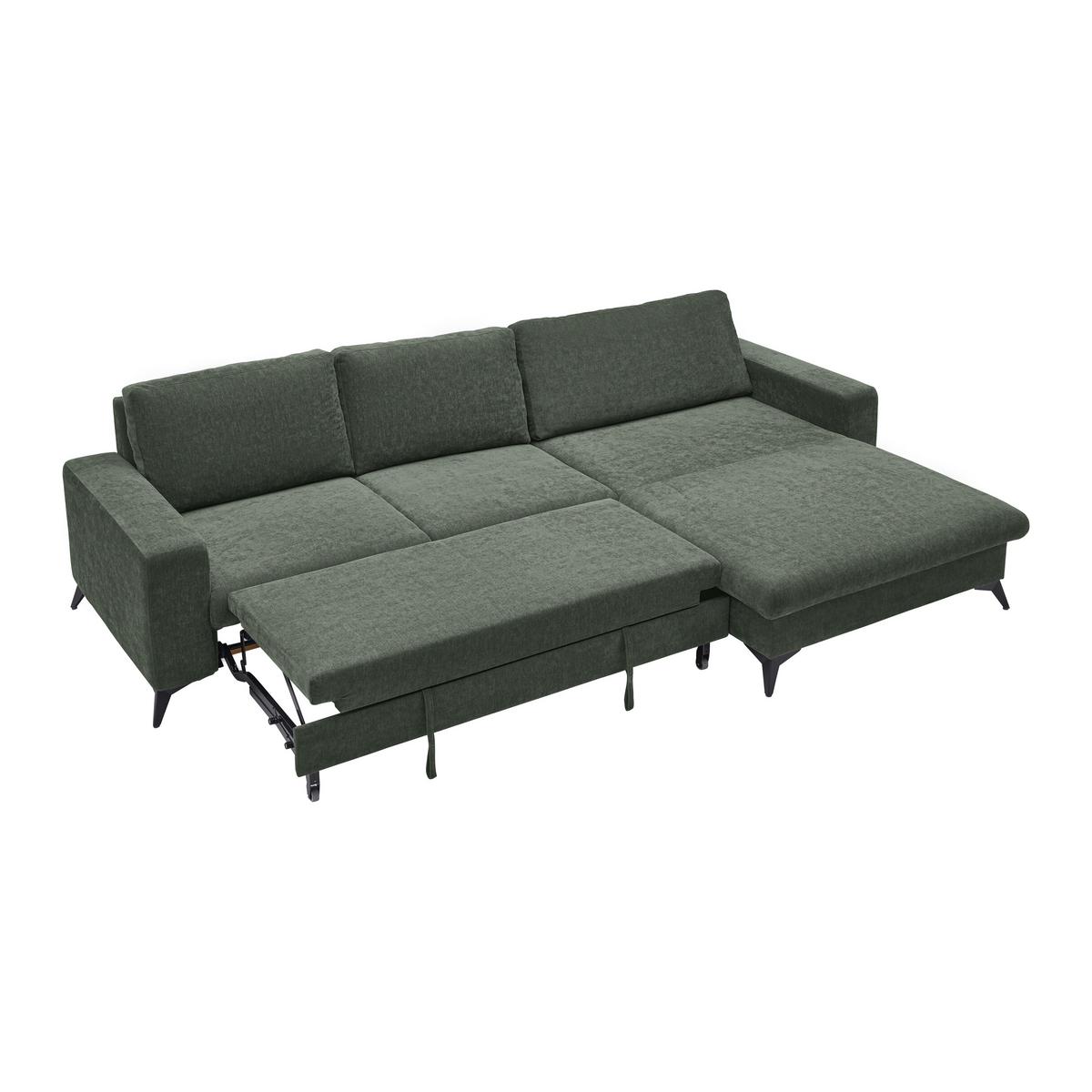 Ecksofa Sunny Graugrün - Graugrün, MODERN, Textil (290/87/178cm) - Mömax