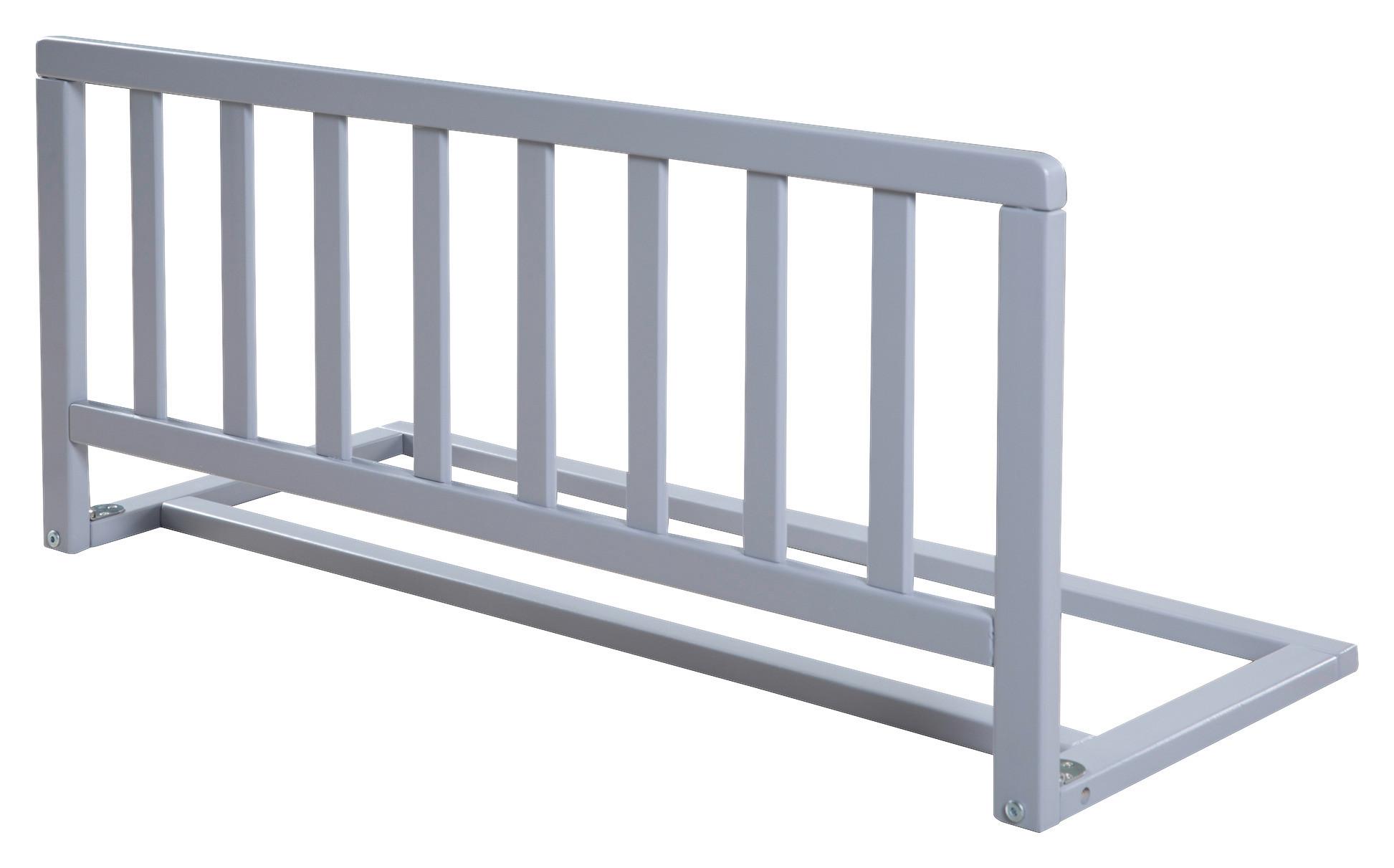 Bettschutzgitter Luna Taupe - Taupe, ROMANTIK / LANDHAUS, Holz/Holzwerkstoff (87.5/38/38cm) - Roba