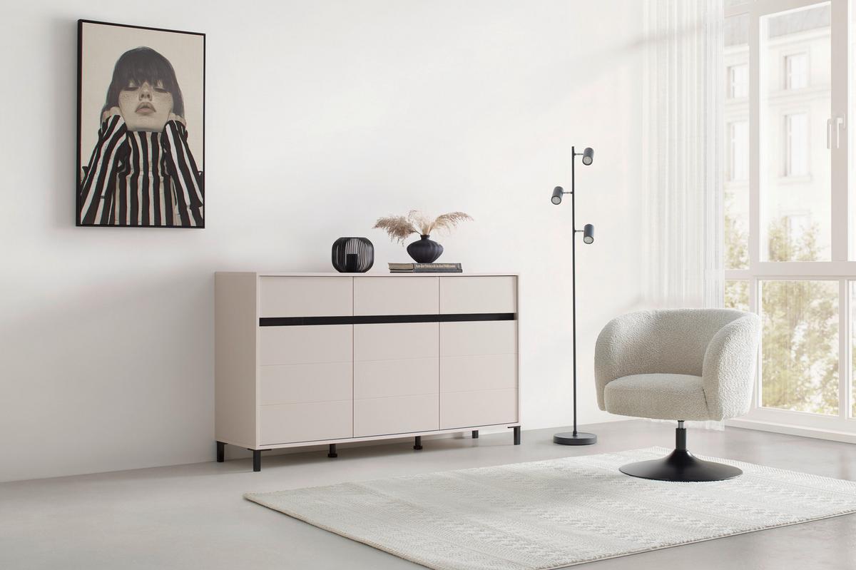 Sideboard Arran Kaschmir - Kaschmir, Modern, Holzwerkstoff (157/90/40cm) - Mömax