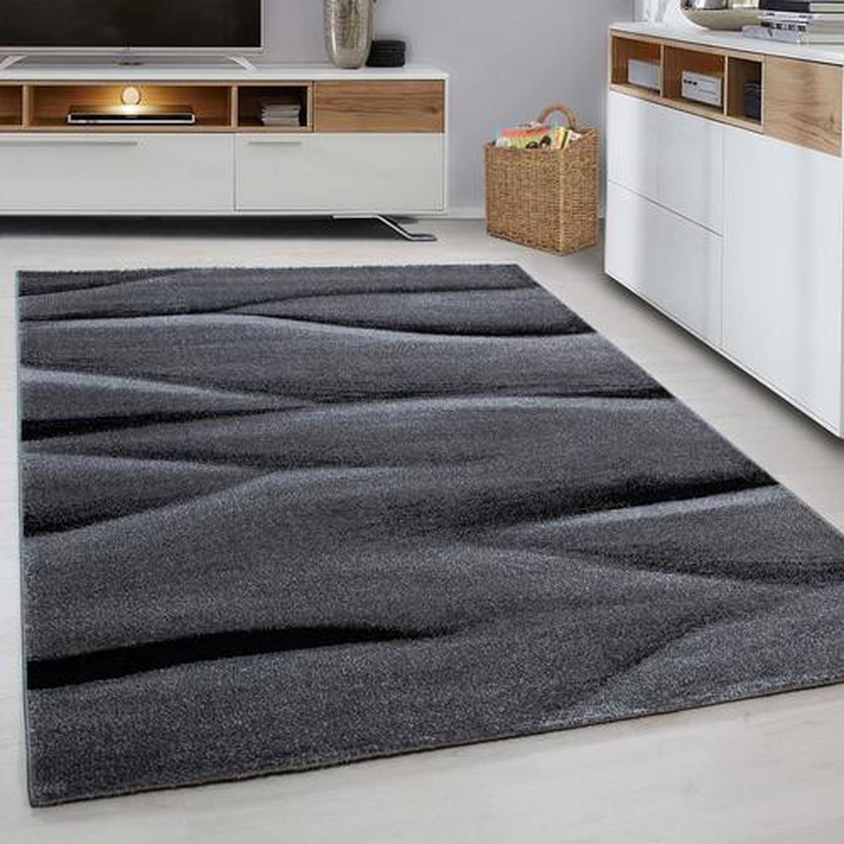 Preproga Lucca, 200x290cm, Črna - črna, Trend, tekstil (200/290cm) - Novel