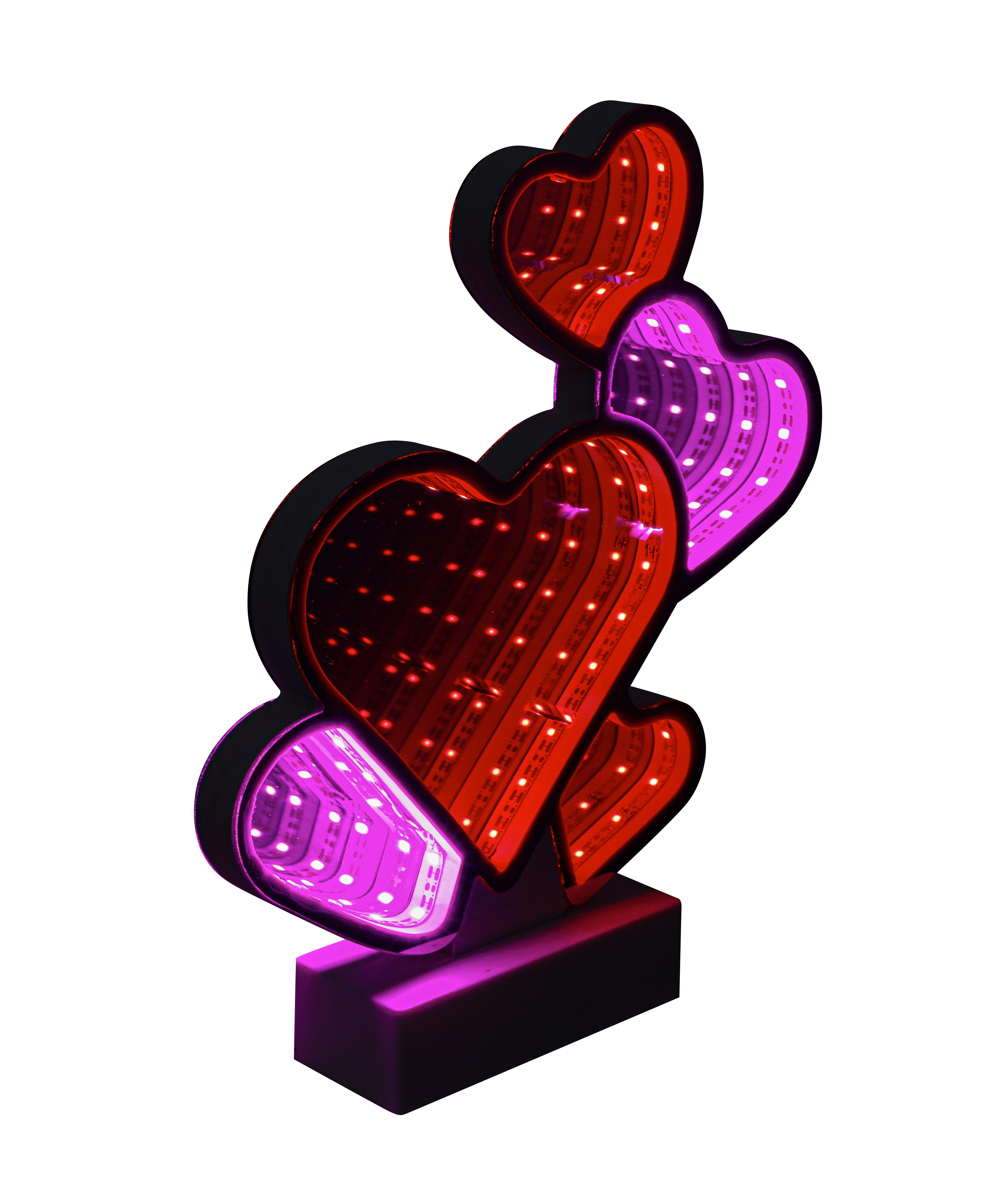 LED-DEKORATIONSLAMPA FRANI - vit/kromfärg, Modern, plast (22/4,6/25,7cm) - Mömax