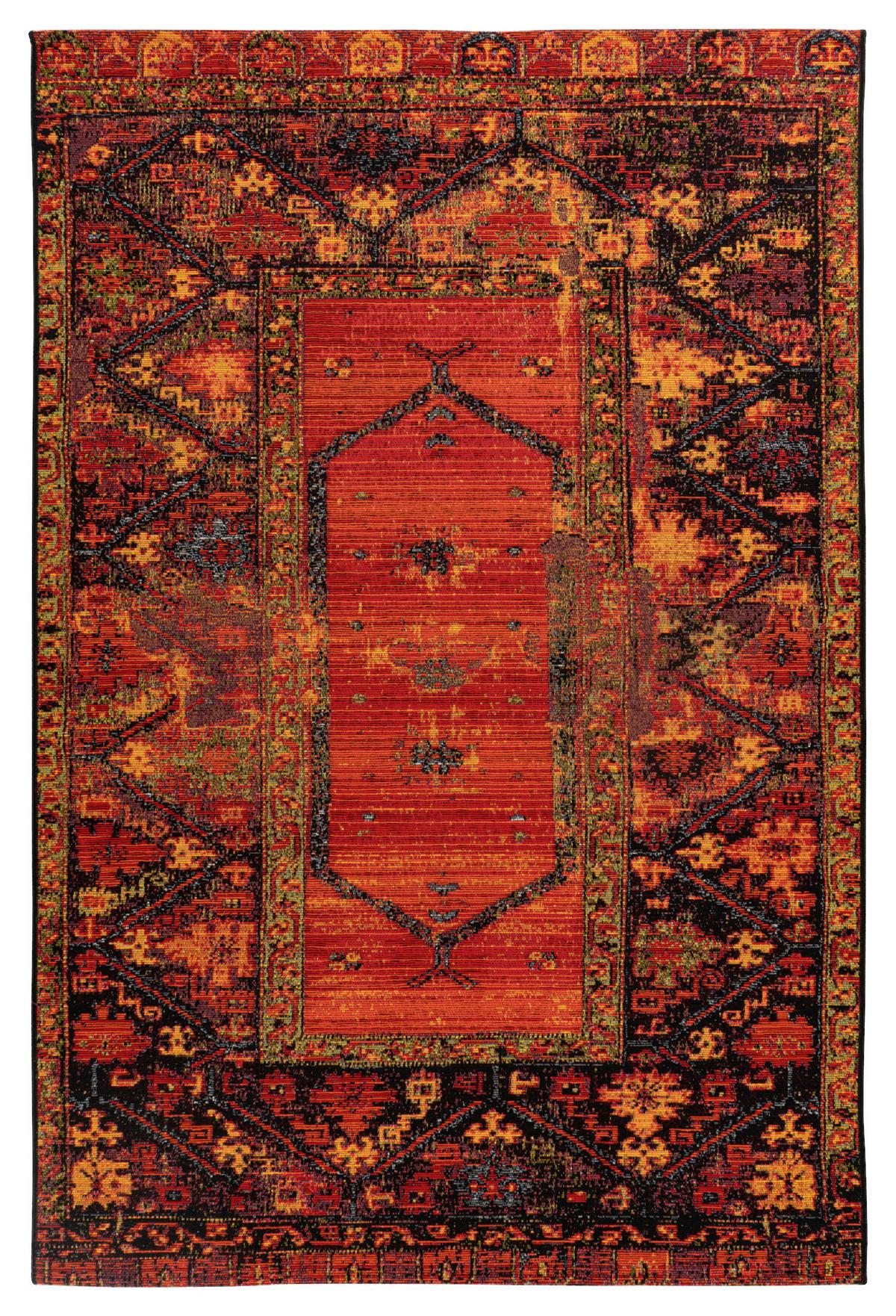Outdoorteppich my Gobelina Multicolor/Rot ca. 160x230cm - Rot/Multicolor, Design, Textil (160/230cm) - Obsession