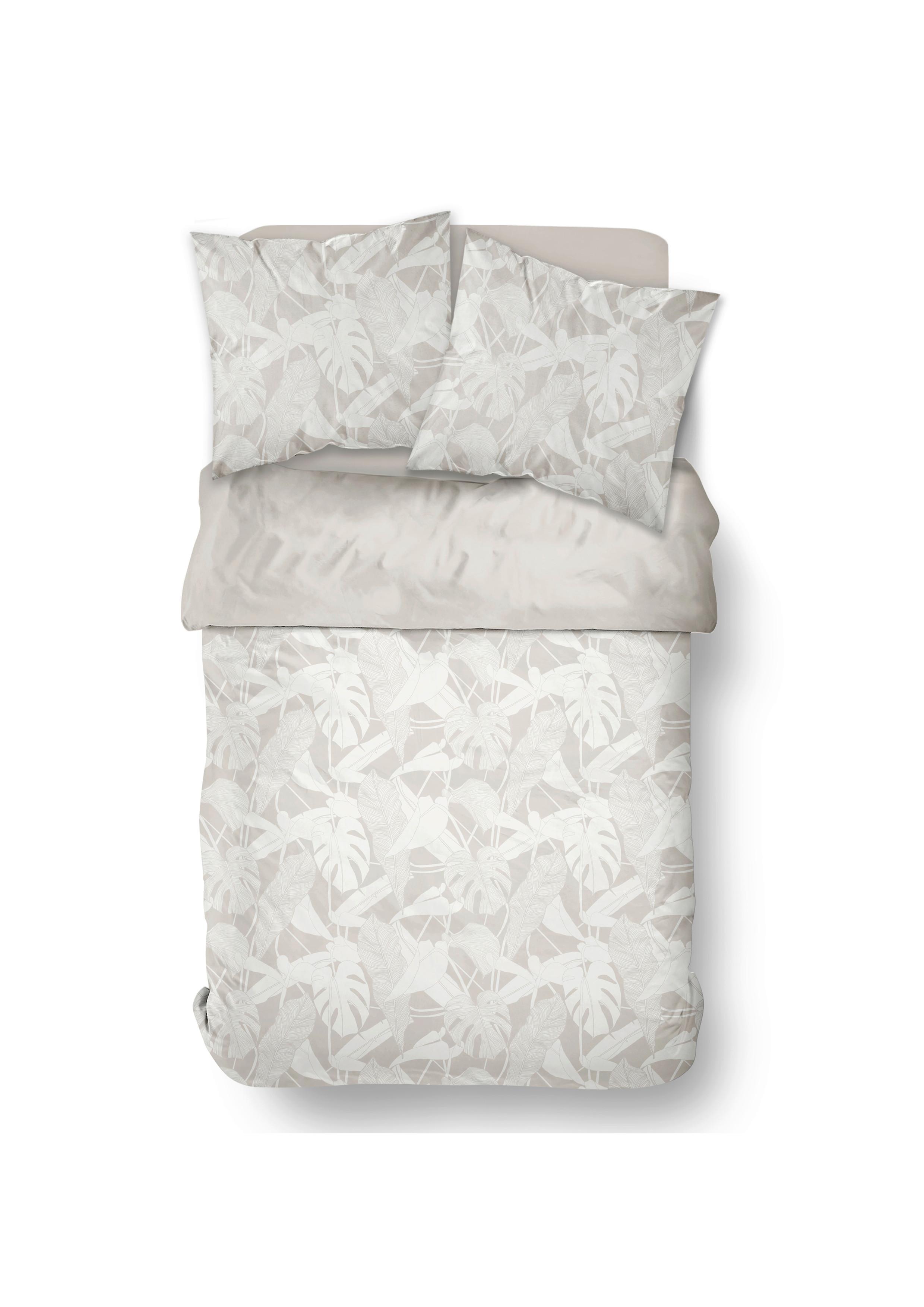 Posteljina Ranforce 220x240/2x60x80cm - bijela, Moderno, tekstil (220/240cm)