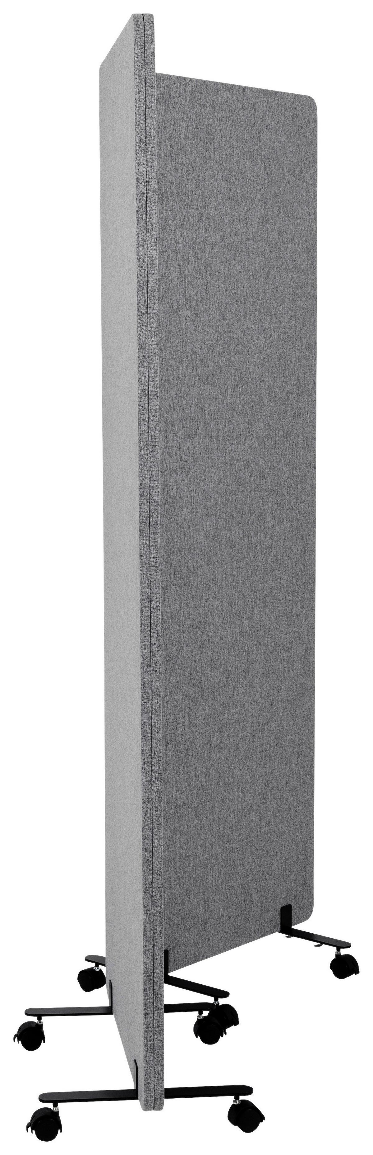 Pregradna Stena Flexmiut, Temno Siva - temno siva, Basics, kovina/umetna masa (60/177/35cm) - MID.YOU