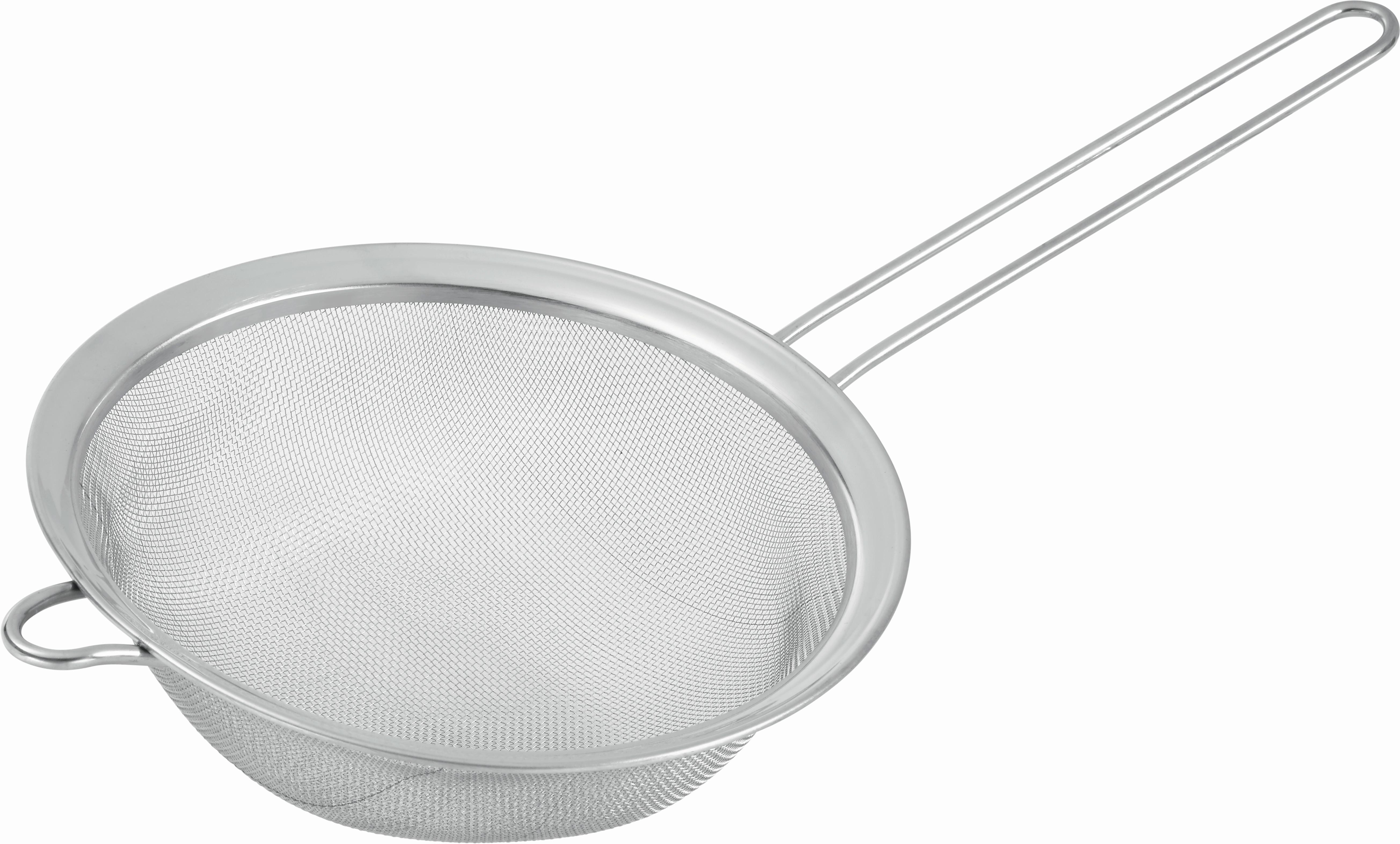 Küchensieb Dani aus Edelstahl hängbar/feinmaschig - Edelstahlfarben, KONVENTIONELL, Metall (20cm) - Modern Living