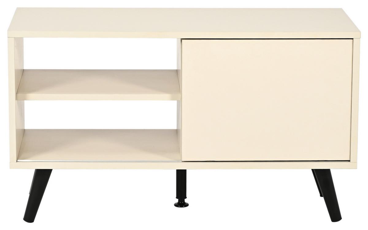 Phonotisch Move Kaschmirfarben - Kaschmir/Schwarz, MODERN, Holzwerkstoff/Metall (80/46/35cm) - Based