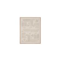 Kunstdruck Norma Sandfarben ca. 40x50cm - Sandfarben/Naturfarben, Basics, Kunststoff/Textil (40/50/2,3cm)