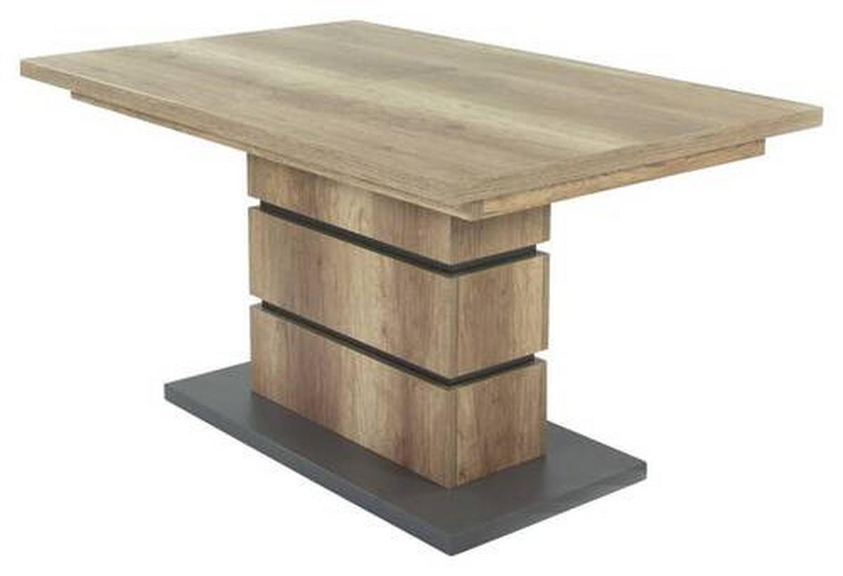 ESSTISCH BEA - Anthrazit/Braun, MODERN, Holzwerkstoff (140/86/75cm) - MID.YOU