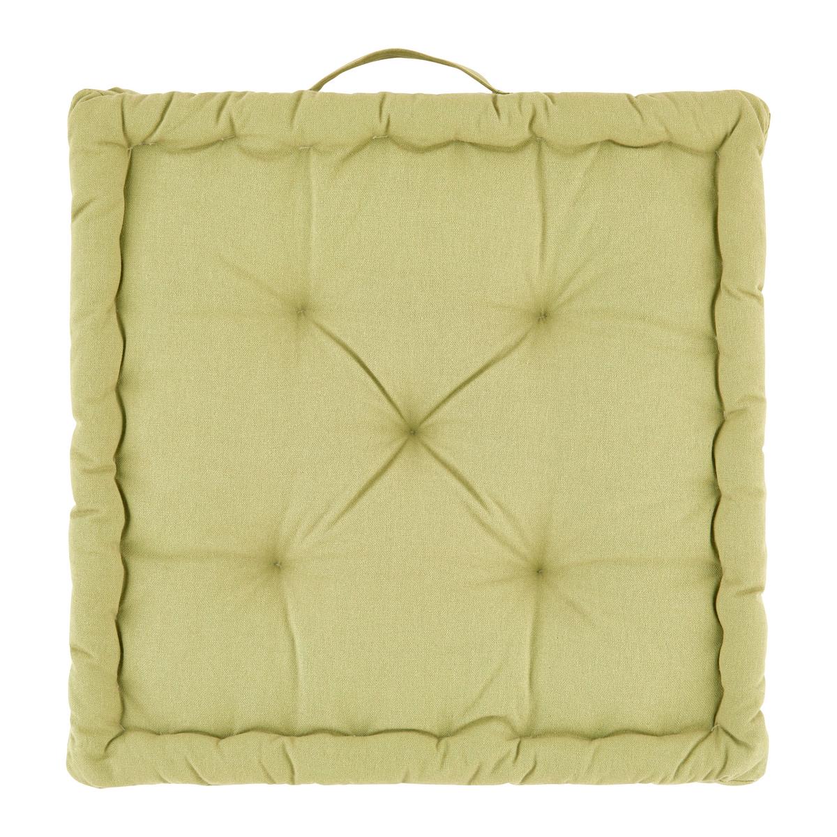 Boxkissen Bo Salbeigrün ca. 40x40cm - Salbeigrün, Textil (40/40/6cm) - Mömax