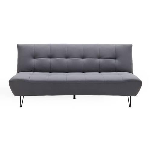 Zofa S Posteljno Funkcijo Geli, Temno Siva - temno siva/črna, Moderno, kovina/tekstil (192/88/97cm) - Bessagi Home
