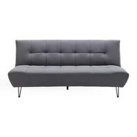 Zofa S Posteljno Funkcijo Geli, Temno Siva - temno siva/črna, Moderno, kovina/tekstil (192/88/97cm) - Bessagi Home