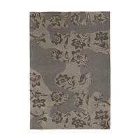 Flachwebeteppich Spirit 7302 Taupe/grau 140x200 - Taupe/Grau, Design, Textil (140/200cm) - Kayoom