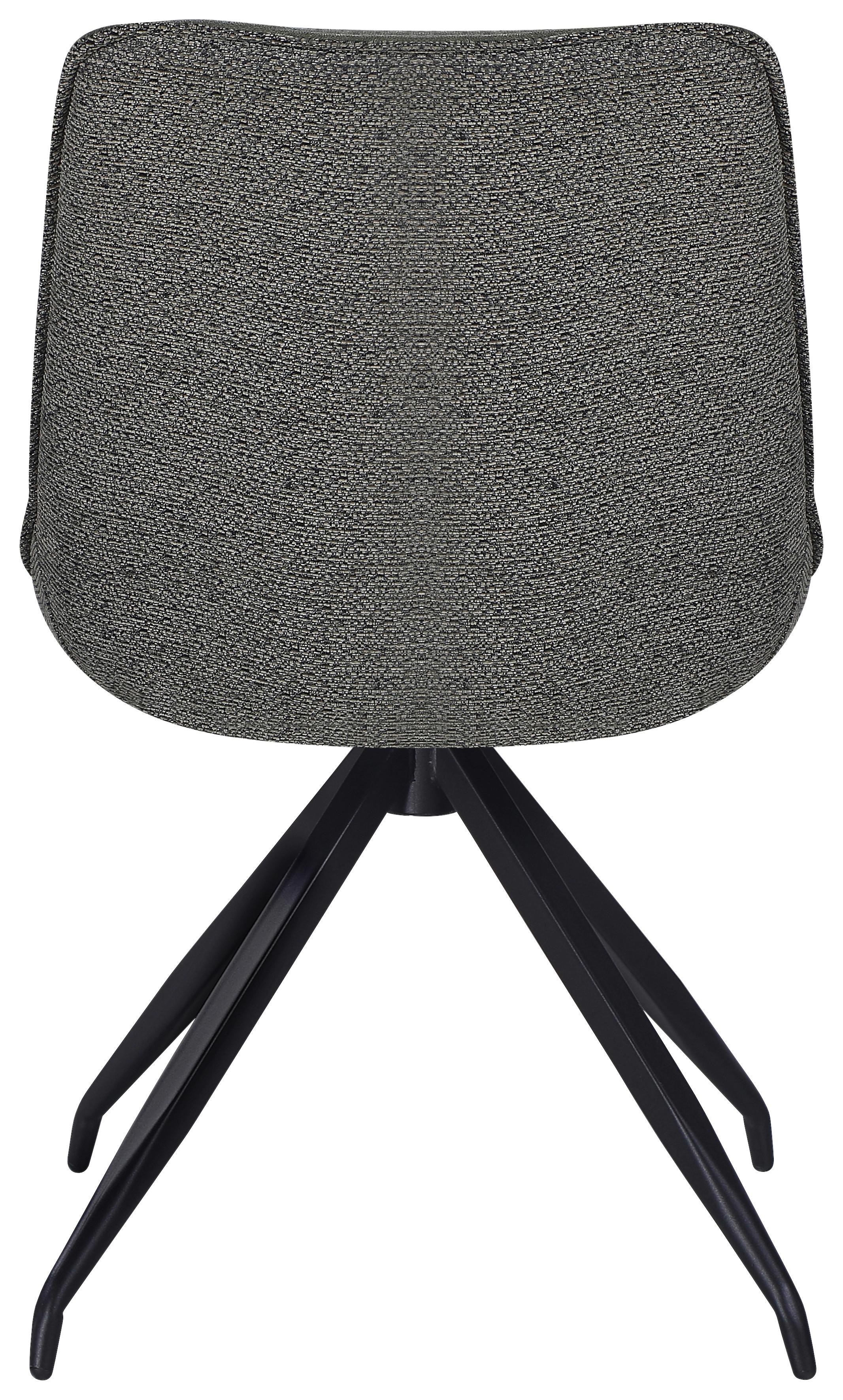 STOL NOVA - grön/svart, Modern, metall/textil (51/85/61cm) - Mömax