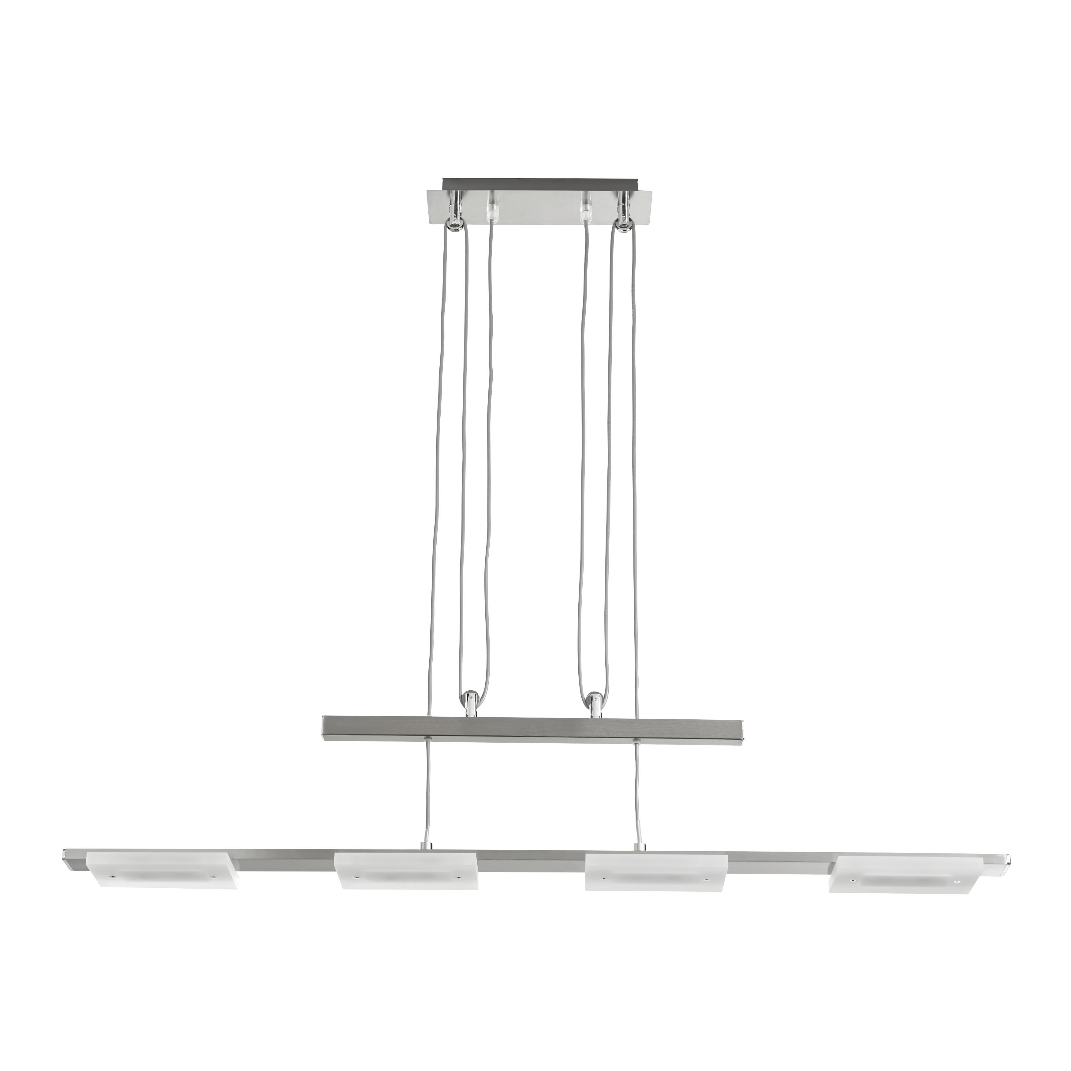 LED-Hängeleuchte max. 5 Watt - MODERN, Kunststoff/Metall (87/8/180cm) - Bessagi Home