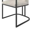 ARMLEHNSTUHL AMARA - Hellgrau/Schwarz, MODERN, Holz/Textil (55/81,5/60cm) - Bessagi Home