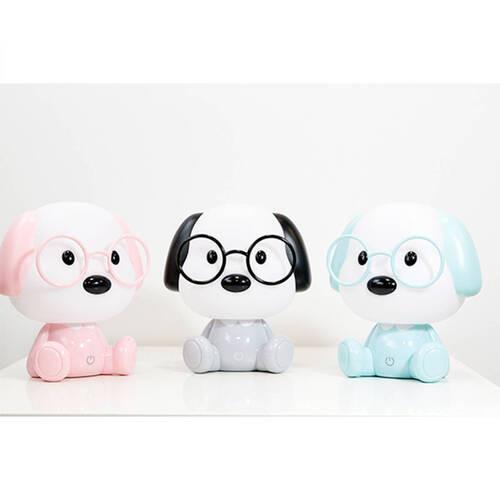 Kindertischleuchte Toby Weiß max. 3 Watt - Weiß/Hellblau, Basics, Kunststoff (17/17/20cm)
