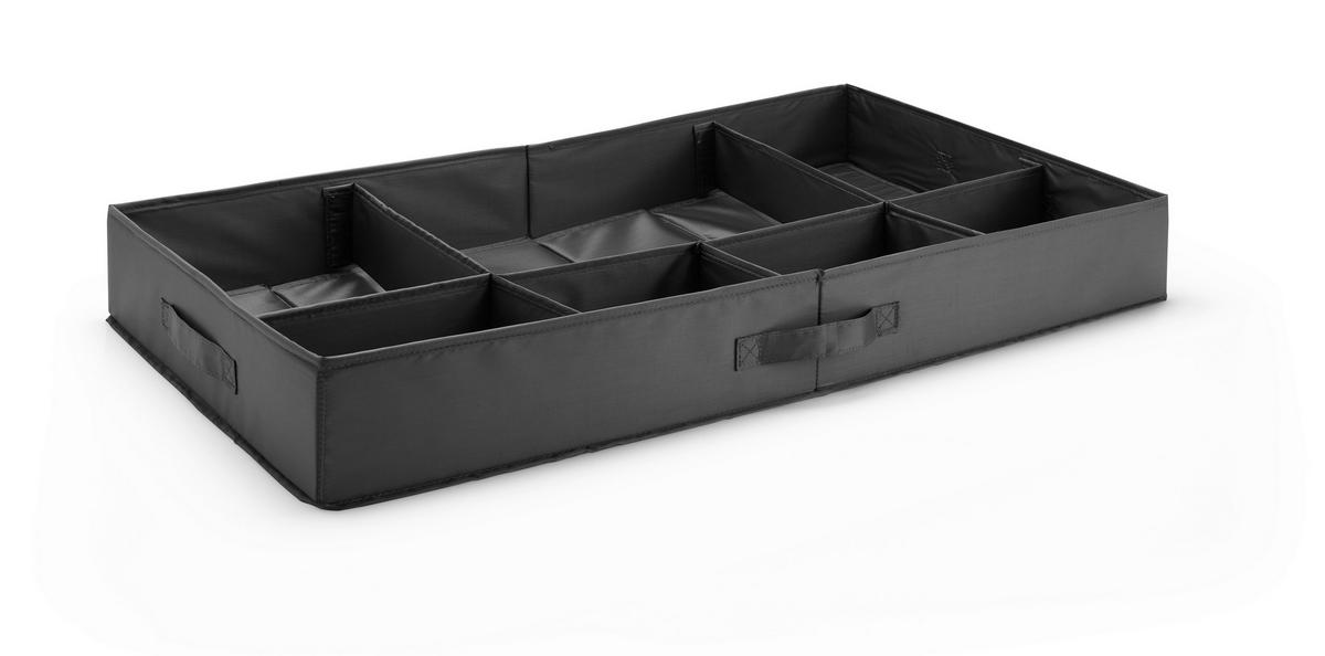 Schubladenbox Unit - L in Grau - Grau, KONVENTIONELL, Kunststoff/Textil (79,7/43,2/10,5cm) - Modern Living