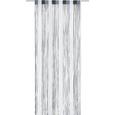 Fadenstore String, ca. 90x245cm - Anthrazit/Schwarz, Textil (90/245cm) - PREMIUM LIVING