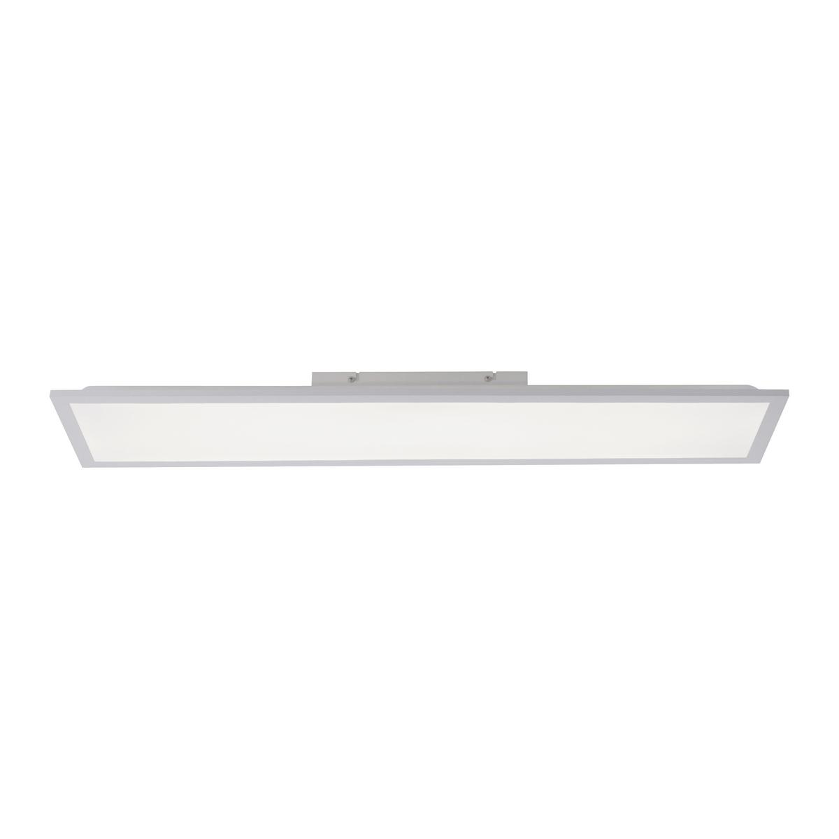 LED-Deckenleuchte Flat max. 24 Watt - Weiss, Basics, Kunststoff/Metall (100/25/6cm)