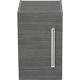 Unterschrank In Pinie-anthrazit-optik - Chromfarben/Mooreichefarben, MODERN, Glas/Holzwerkstoff (35/57,5/39,5cm) - PREMIUM LIVING