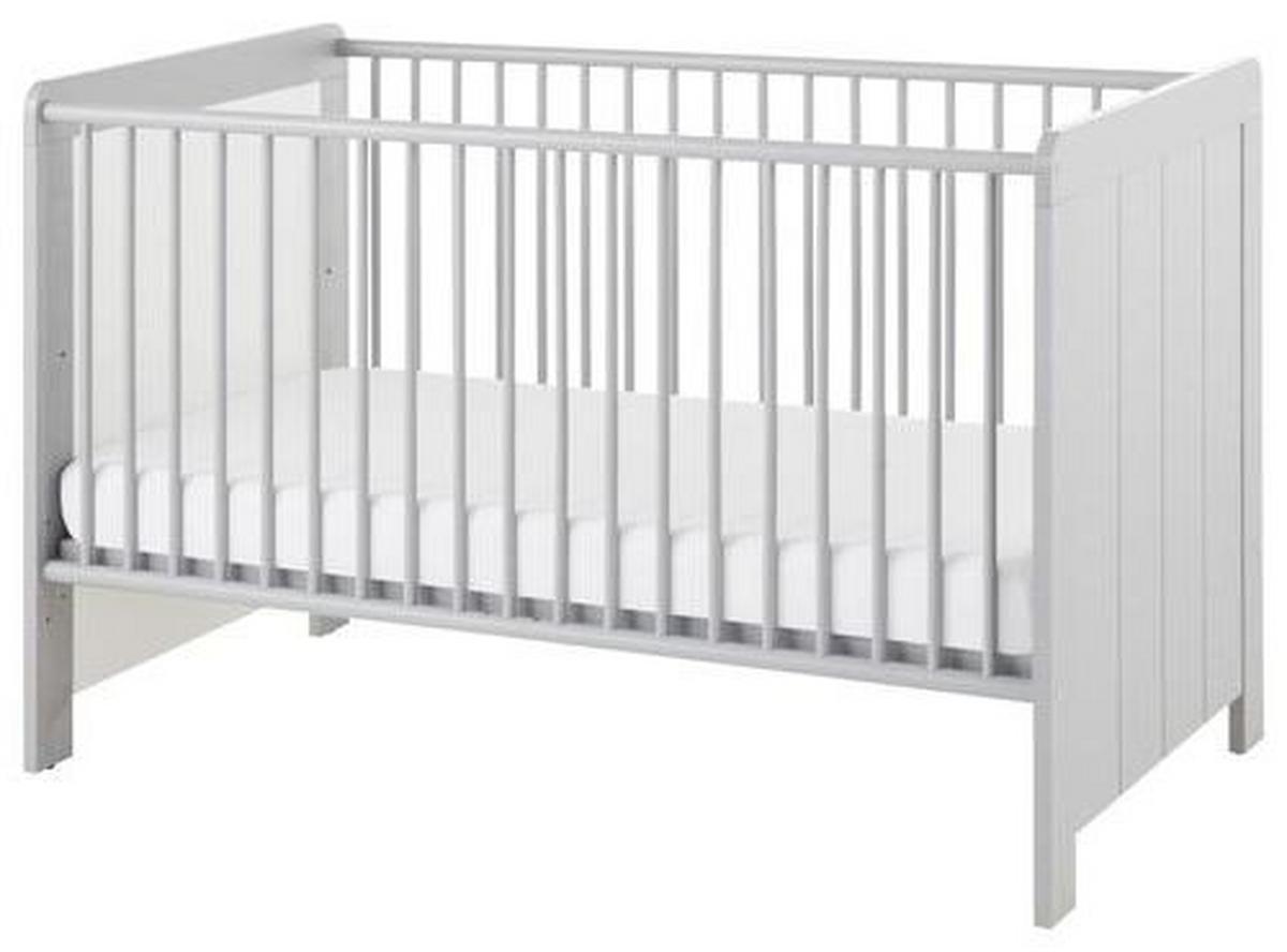 Gitterbett Nikola ca. 70x140 cm Grau - Grau, KONVENTIONELL, Holzwerkstoff (145/77/90cm) - MID.YOU