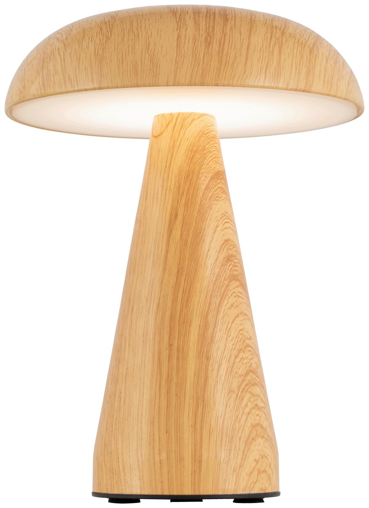 LAMPA STOŁOWA SINDY - kolor naturalny, Trend, tworzywo sztuczne/metal (15,5/21cm) - Novel