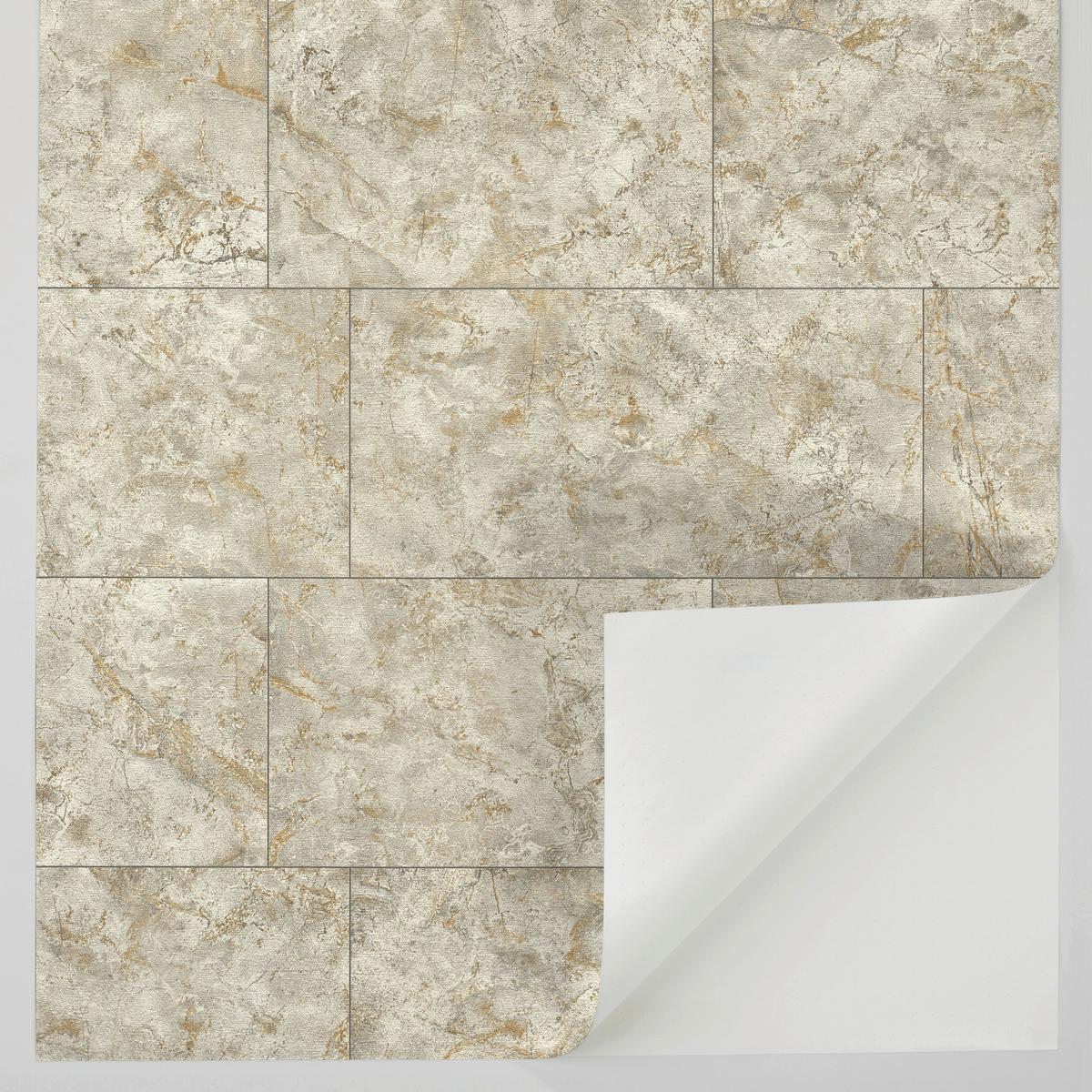 Tapete Luxora Grau - Grau, Natur, Textil (600/53cm) - Tesa