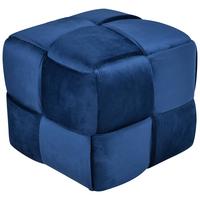 TABURET ELLIOT - albastru, Modern, plastic/lemn (48/44/48cm) - Mömax