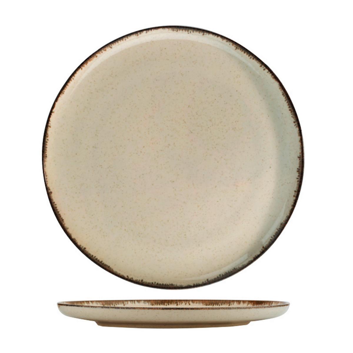 SERWIS OBIADOWO-ŚNIADANIOWY VALLADOLID - kremowy, Basics, ceramika