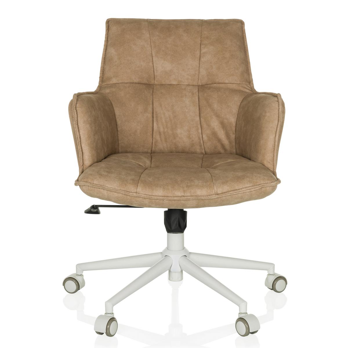 Vrtljivi Stol Solao Life, Bež - bela/bež, Moderno, kovina/umetna masa (54/85/70cm) - MID.YOU