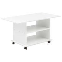 Dohányzóasztal Mid.you - fehér, Modern, műanyag/faalapú anyag (95/54,5/51cm) - MID.YOU