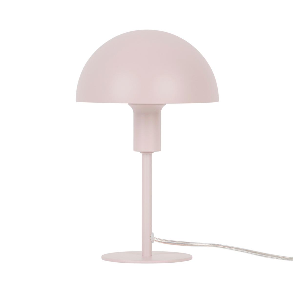 LAMPA STOŁOWA 2213745057 ELLEN MINI ROSE - różowy, Design, metal (16/25cm)