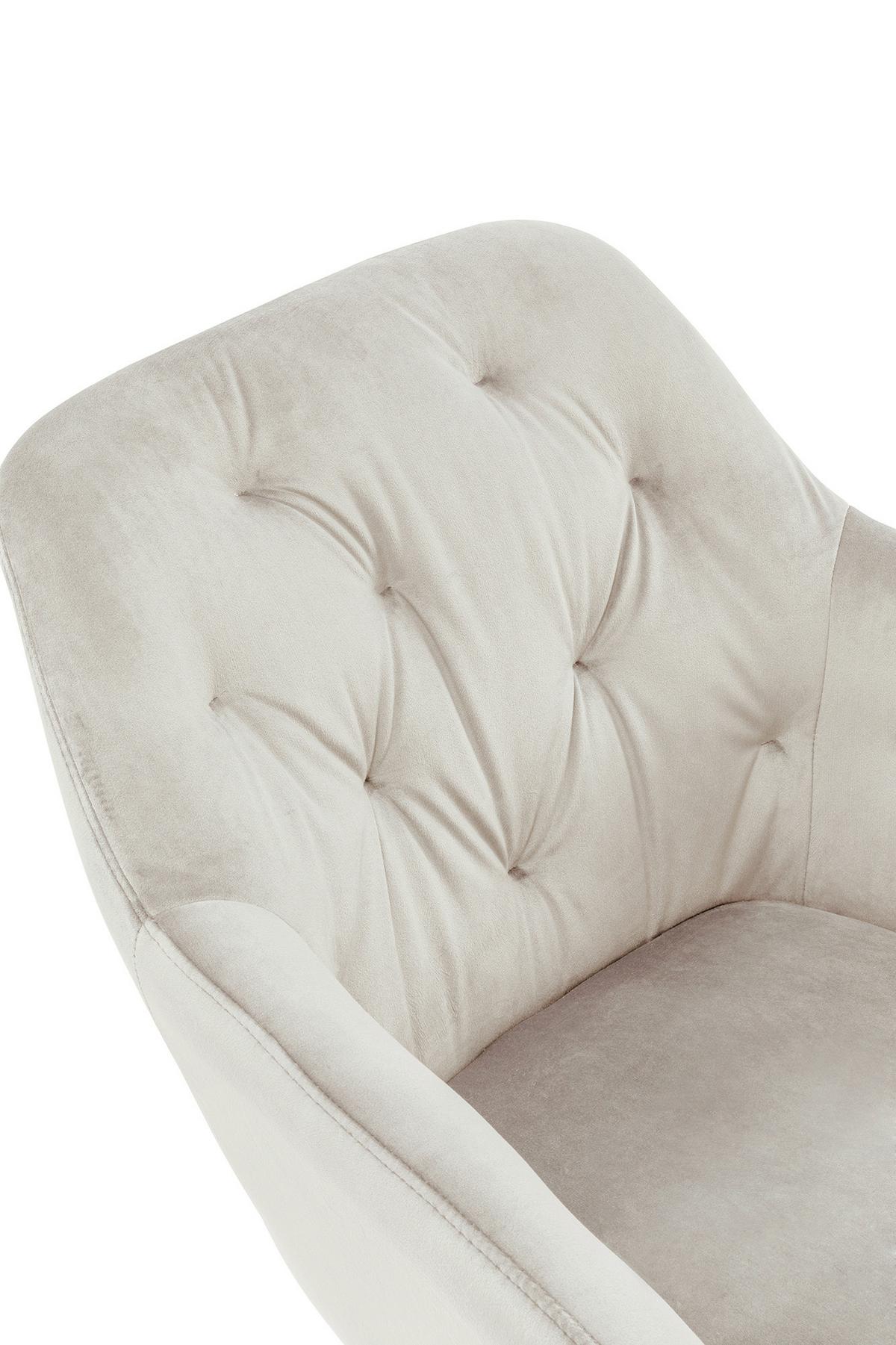 Naslanjač Samt, Krem Barva - črna/krem barve, Moderno, kovina/tekstil (61/85/45cm) - Livetastic