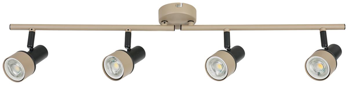 Reflektor Simba - črna/peščene barve, Romantika, kovina/umetna masa (70/9,7/13cm) - Mömax