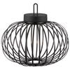Akku-Tischleuchte Akuba Schwarz max. 1,5 Watt - Schwarz, Design, Holz/Kunststoff (36/36/33cm)