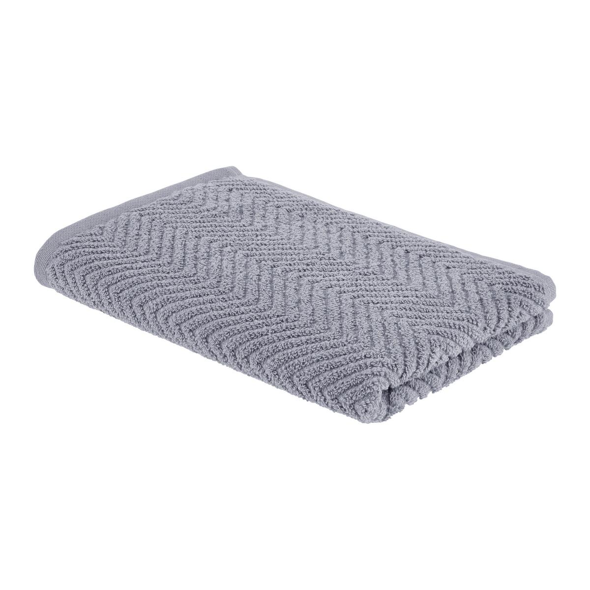Gästetuch Ocean Grau ca. 30x50cm - Grau, Textil (30/50cm) - Premium Living