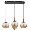 LED-HÄNGLAMPA EXCLO - svart, Modern, metall/glas (39/39/120cm) - Mömax